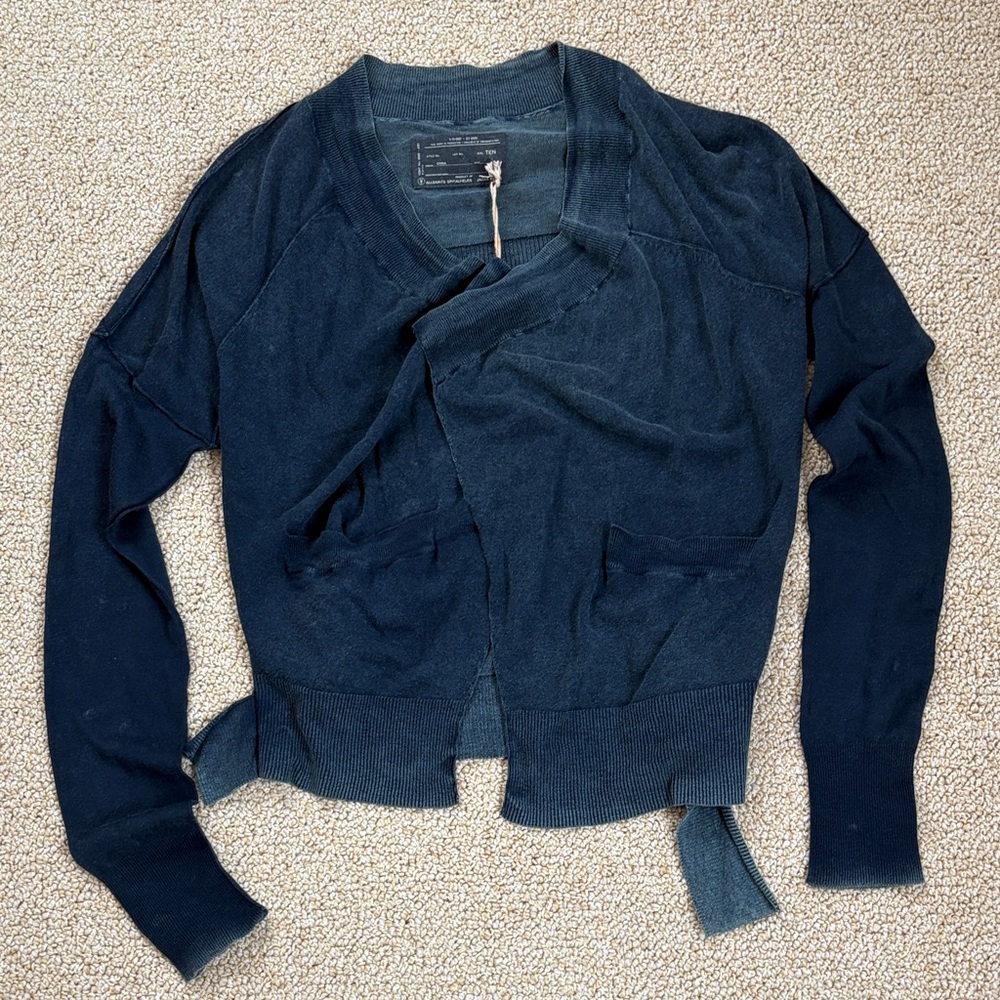All Saints Navy Blue Women's Cardigan
